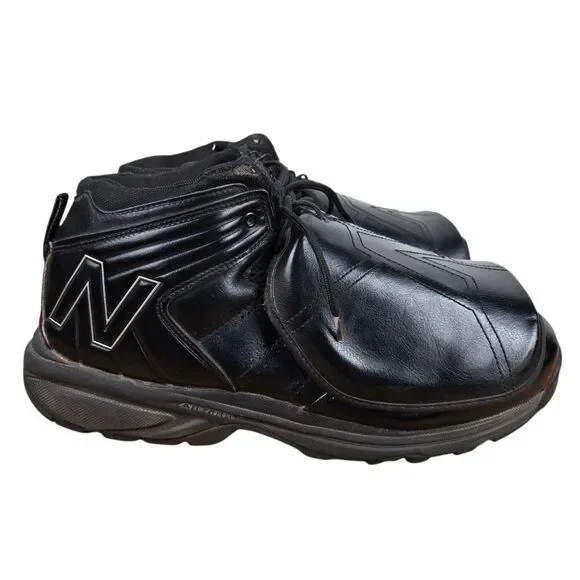 New Balance 460 Men's Size 12 4E Lace Up Black Baseball Umpire Sneakers